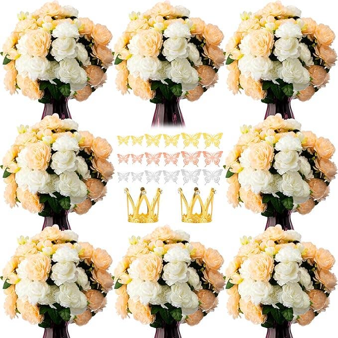 Artificial Peony Silk Flower Bouquet for wholesale by Crover