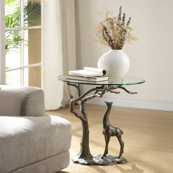 Savannah Giraffe End Table for wholesale by SPI Home