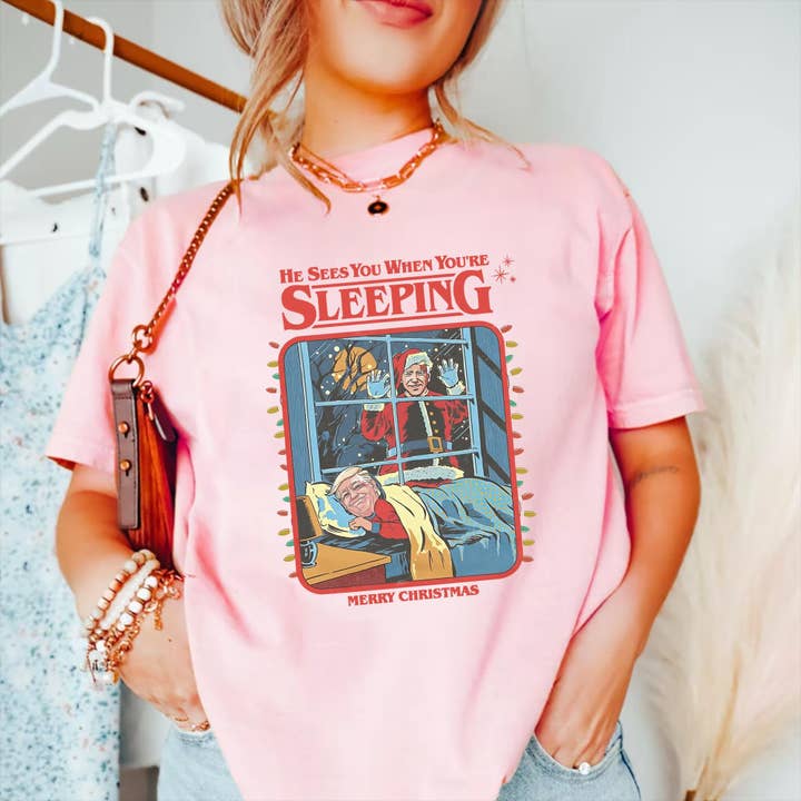 NVC Ecommerce LLC - Wholesale T-shirt (graphic) – women's - Vintage Creepy Trump Shirt, Ugly Christmas Party Sweater 3