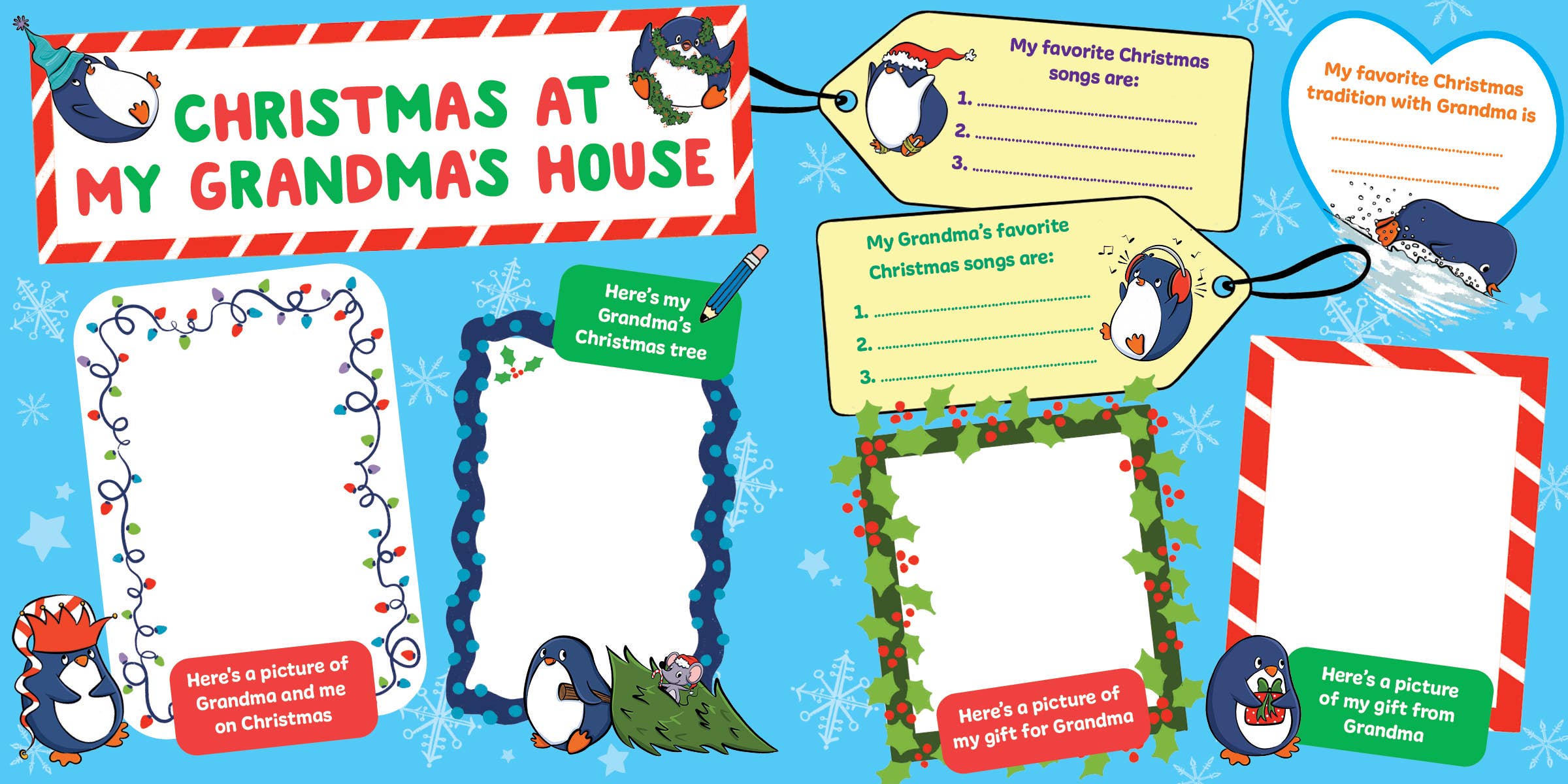 Sourcebooks - Wholesale Coloring & Activity Book - Kids & Baby - Christmas at My Grandma's House1