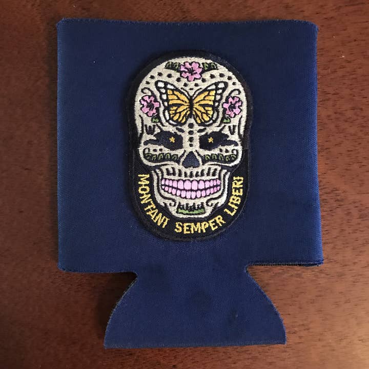 Sugar skull patch kan koeler voor wholesale door Loving WV