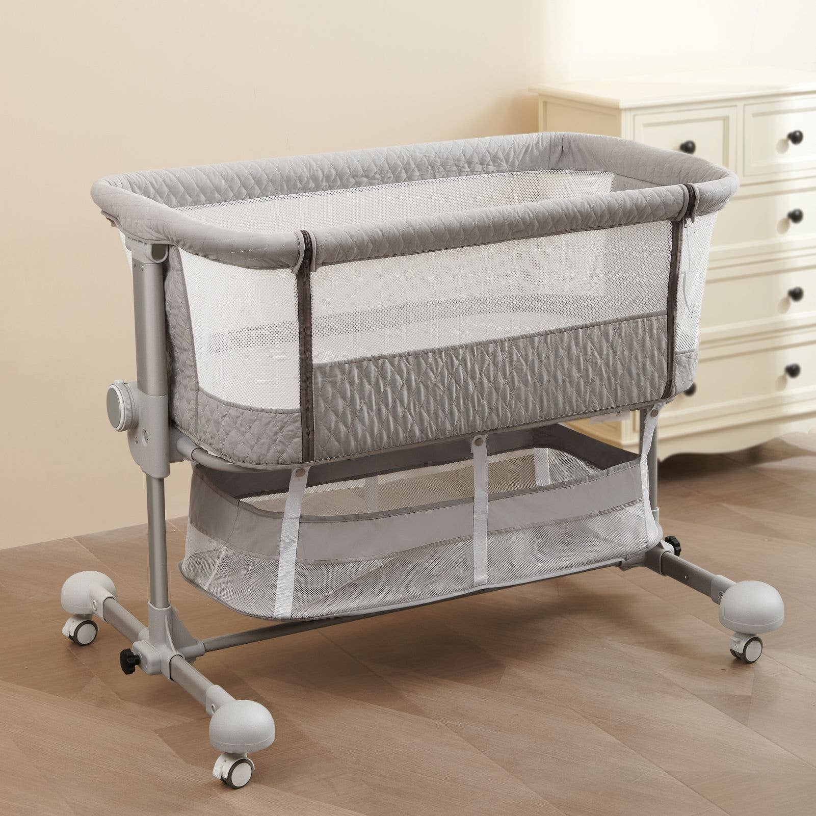 Sunveno - Wholesale Bassinet - Baby - Portable Baby Crib Bassinet with Adjustable Height 1