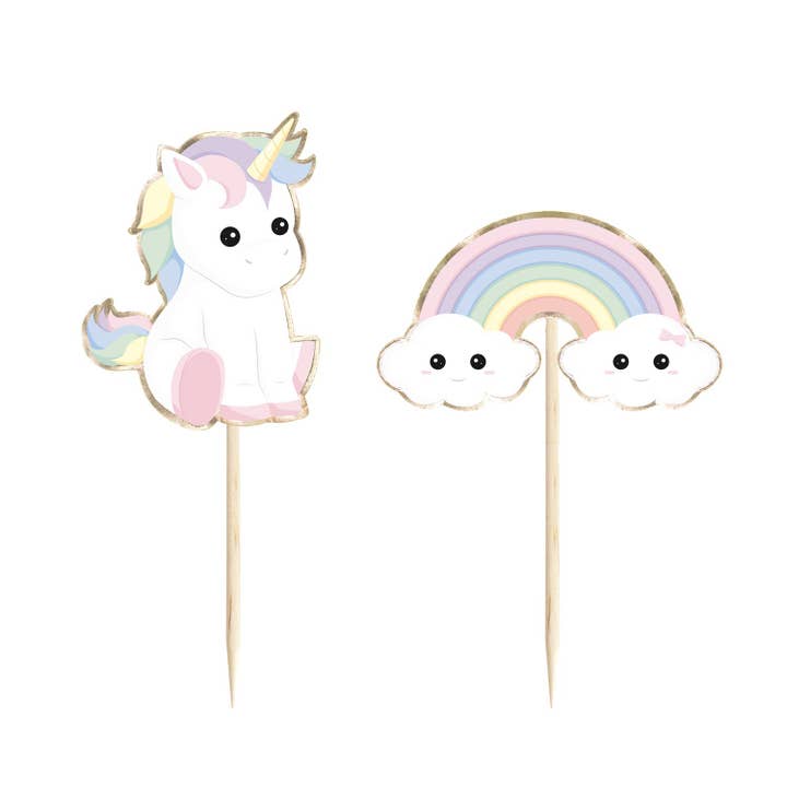 BABY UNICORN COCKTAIL PICKS X10 for wholesale by Tim&Puce Factory