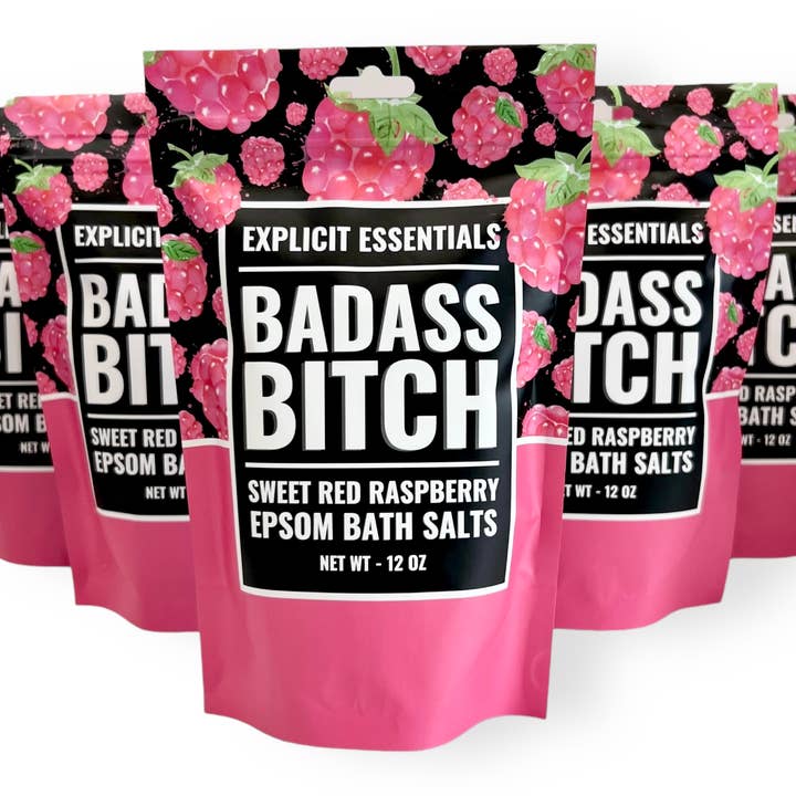 Bad Ass Bitch Bath Salts 12oz Bag for wholesale by Explicit Essentials