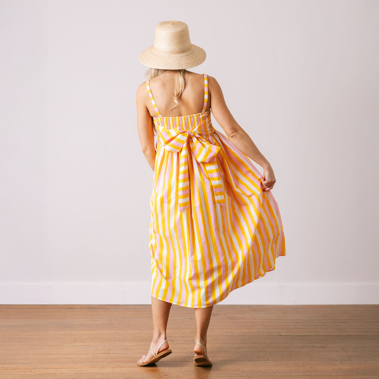 Sunshine Tienda - Wholesale Dress - Women's - Sunkissed Stripe Reef Dress1