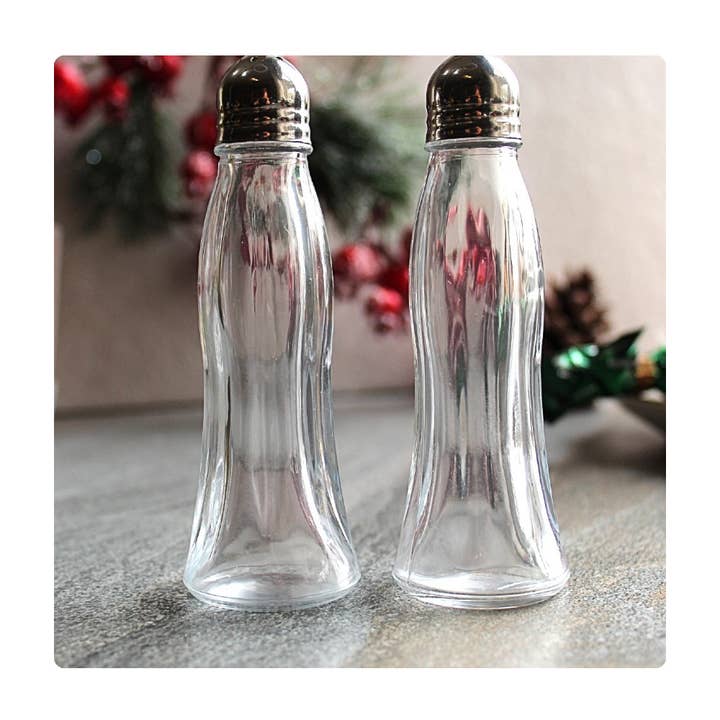 Hakan – wholesale Salt & pepper shaker set – Glass Salt and Pepper Shakers for Kitchen, Tower Salt Shaker