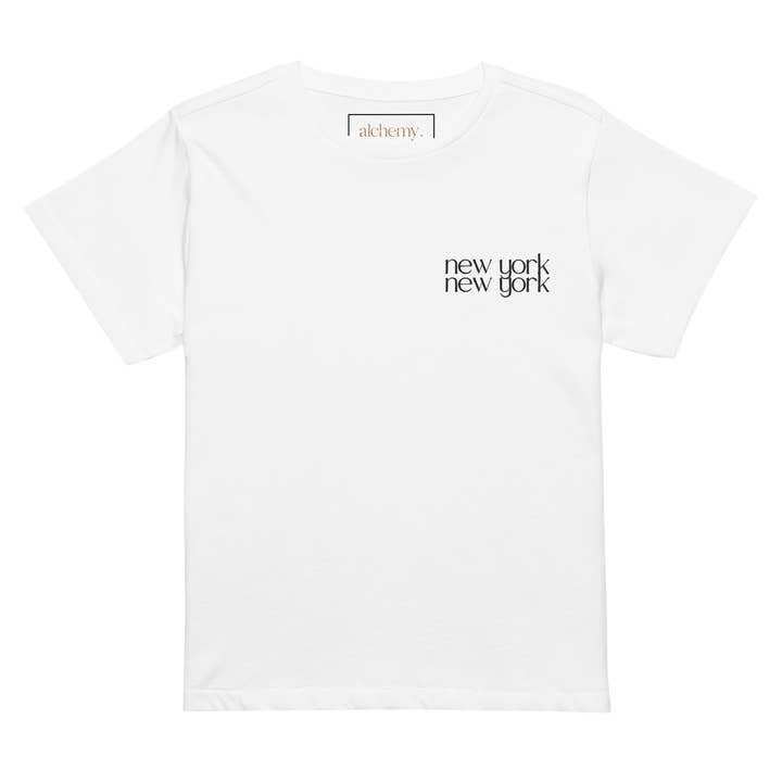new york, new york. tee for wholesale by alchemy.