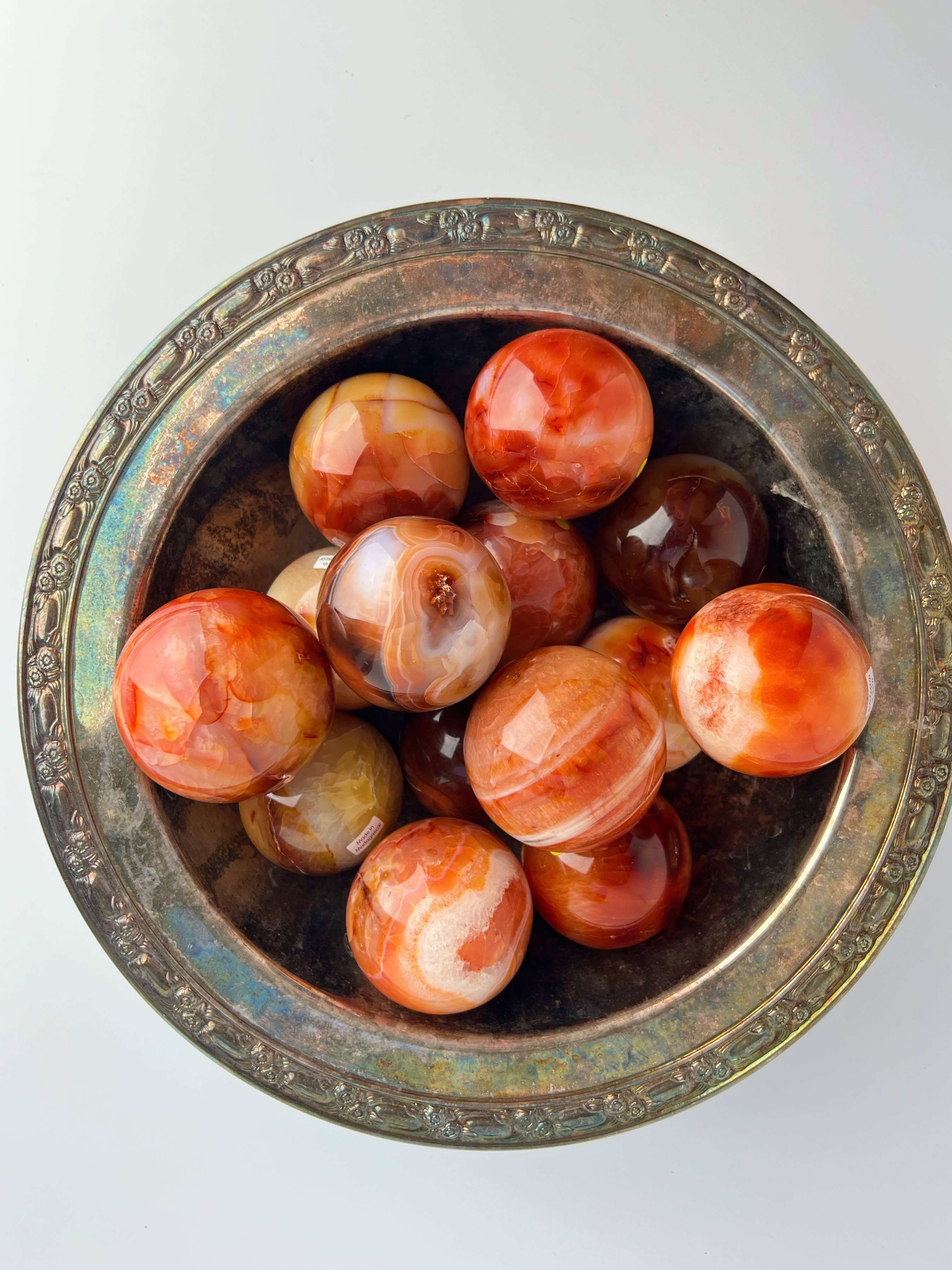 Terra Dawn Minerals - Wholesale Spirituele steen/kristal - Carnelian kristallen bollen