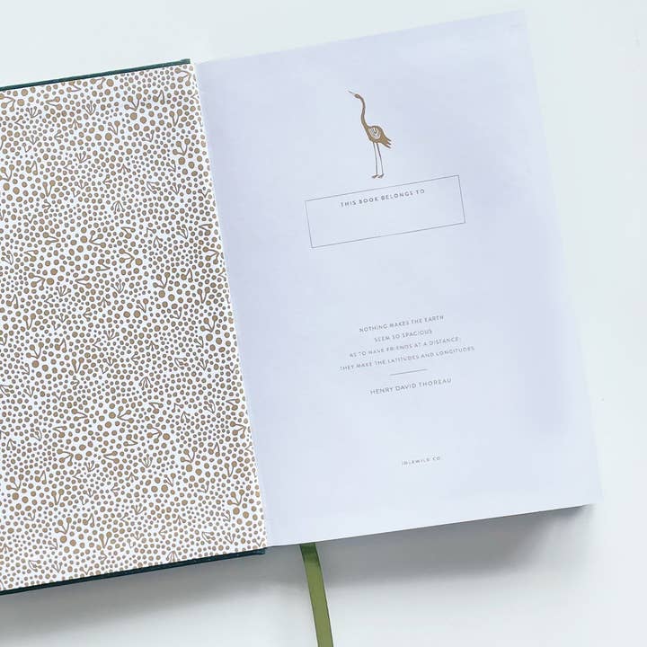 Idlewild Co. - Venta al por mayor Libretas de direcciones - Libreta de direcciones de Crane (verde)2