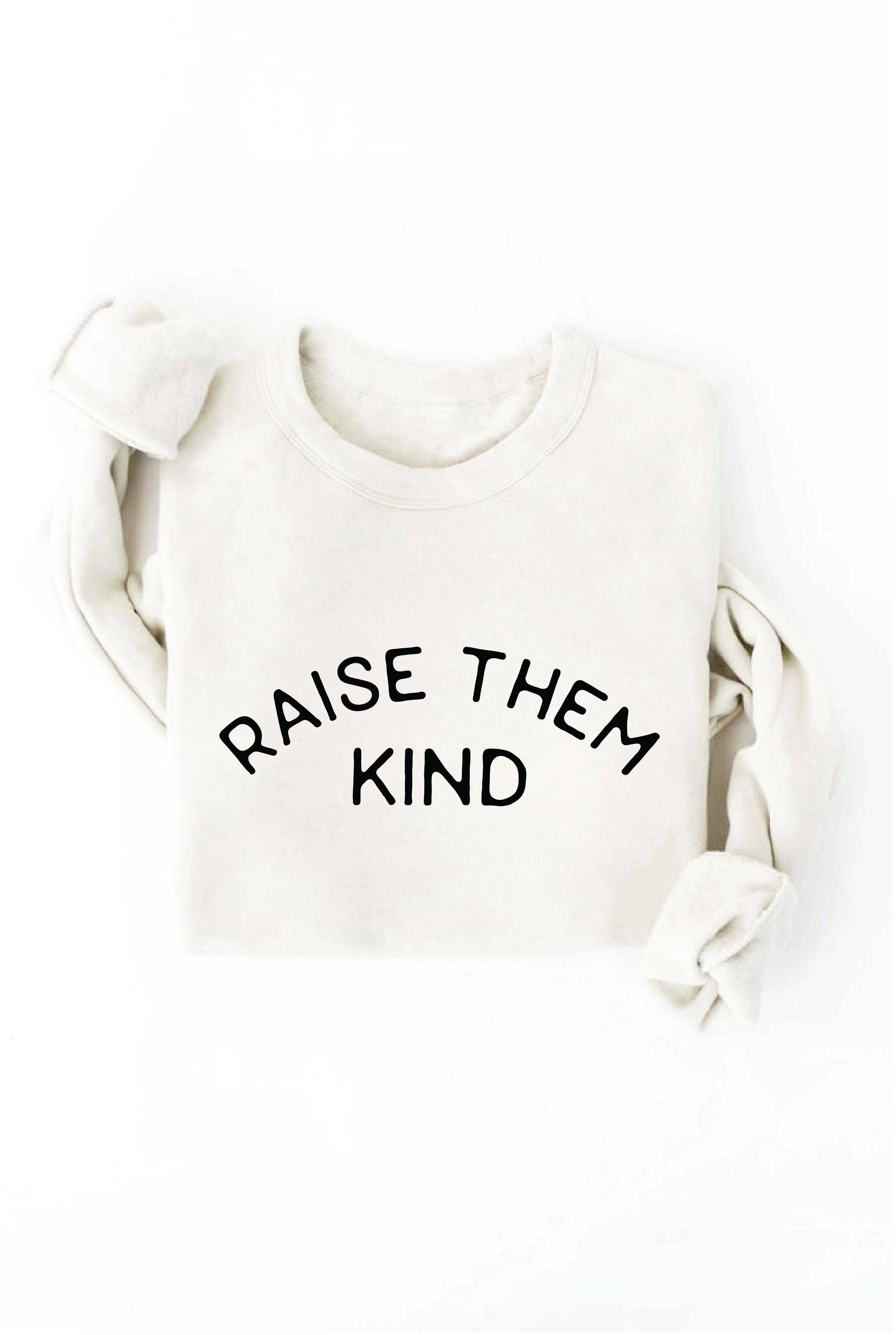 OAT COLLECTIVE - Wholesale Graphic Sweatshirt - Women's - RAISE THEM KIND Graphic Sweatshirt14
