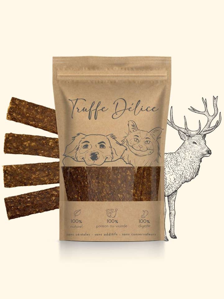 Sticks cerf pour la vente par Truffe Délice