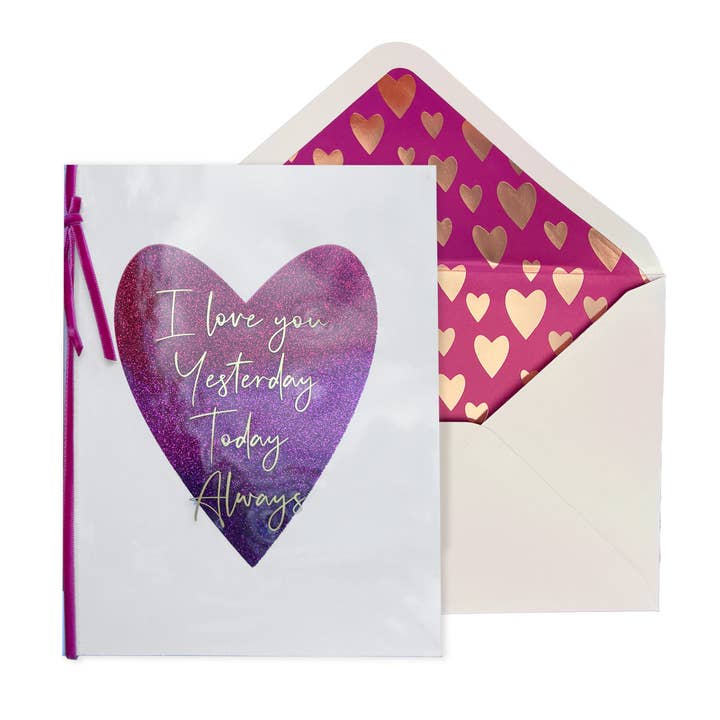 Heart with Lettering Anniversary Card for wholesale by NIQUEA.D