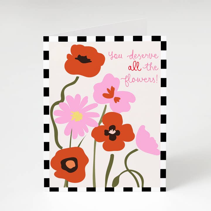 Bon Femmes - Wholesale Everyday Greeting Card - All The Flowers Greeting Card0