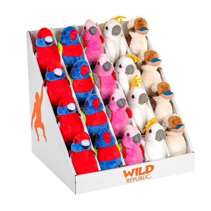 Pdq 20 Pocketkins-Eco Birds for wholesale by Wild Republic