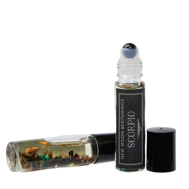 New Moon Beginnings - Wholesale Essential Oil Roll-On - Intention Roll on perfume, Essential Oil, Crystal Infused20