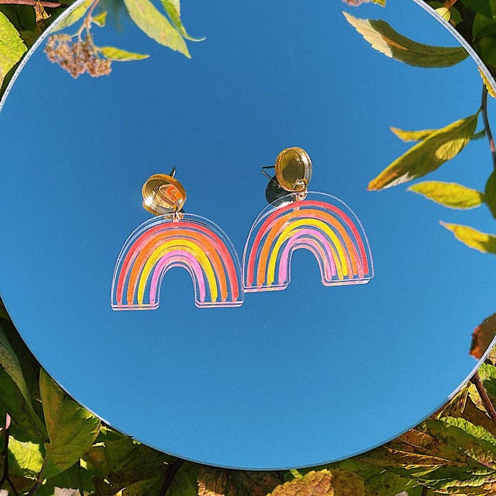 Sleepy Mountain - Wholesale Dangle Earrings - Rainbow Dangle Earrings5