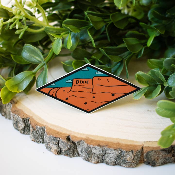 Riley Funk Designs - Wholesale Sticker - Dixie Rock Sticker | St. George, UT