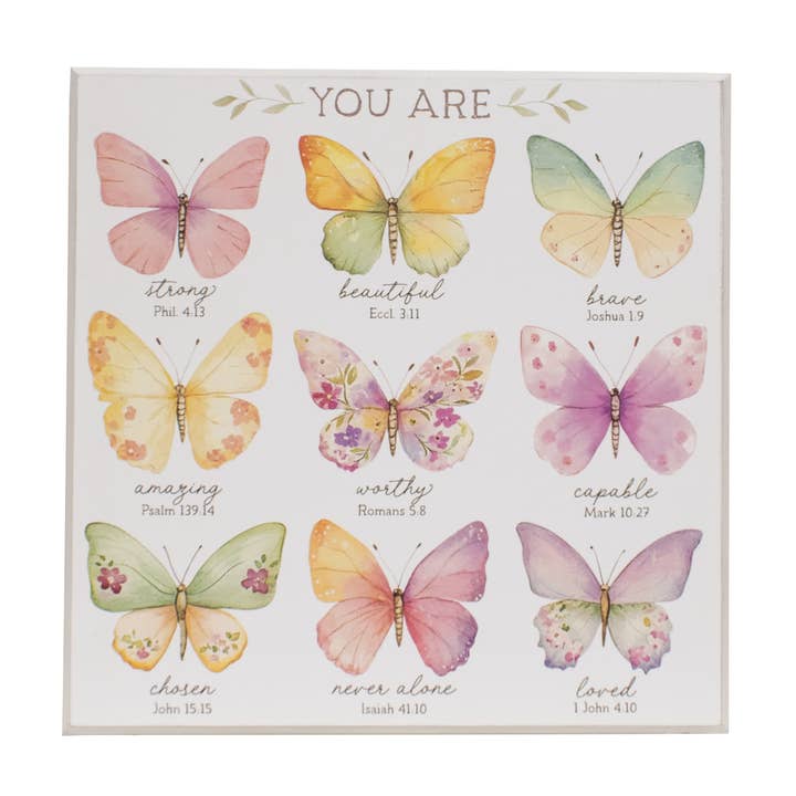 Butterfly Grid Sign for wholesale by Col House Designs