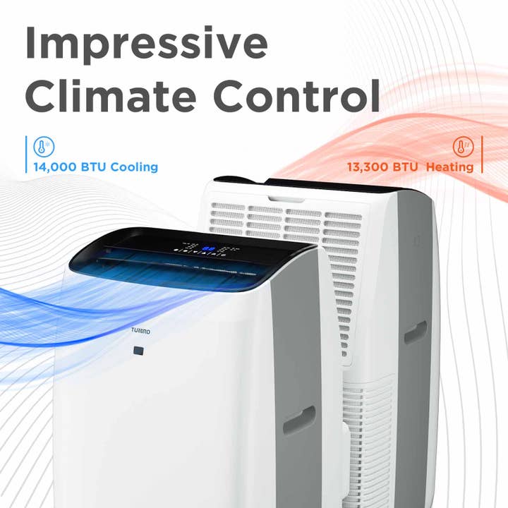 TURBRO - Wholesale HVAC Supplies - Greenland 14,000 BTU Portable Air Conditioner & Heater
