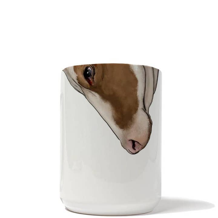 Mug Museau de Vache Marron et Blanc pour la vente par American Brand Studio
