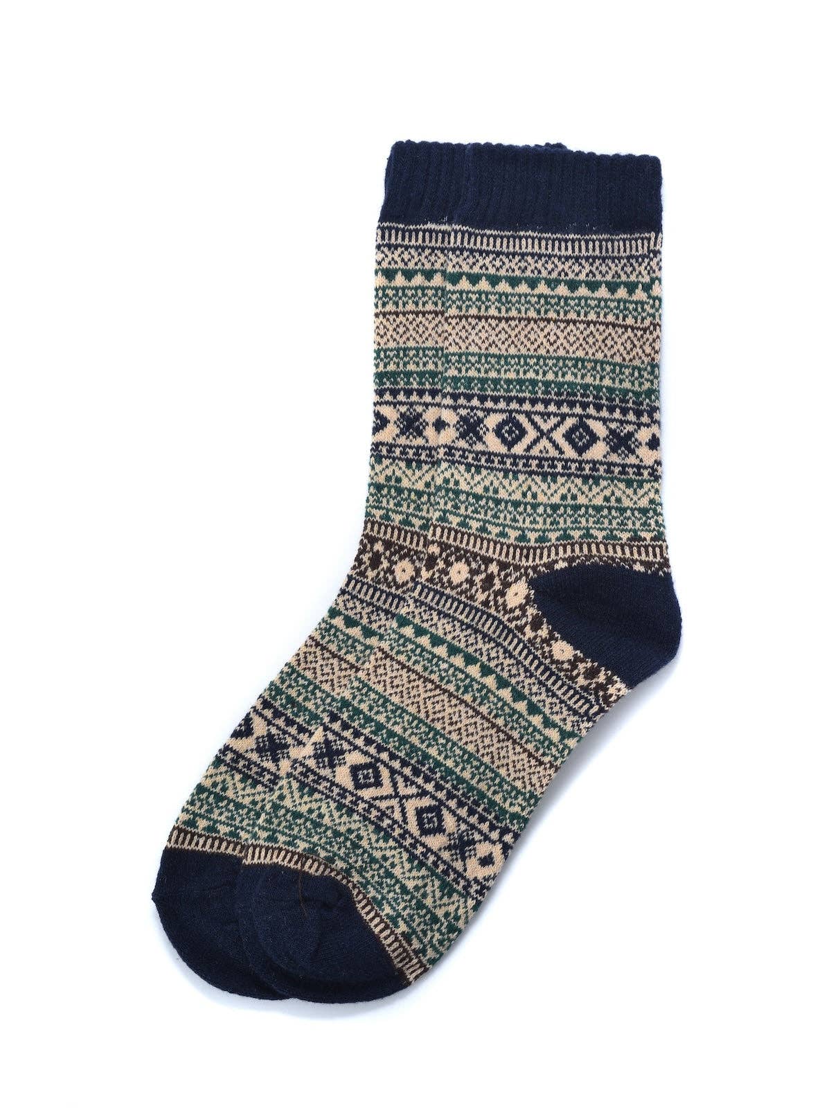 Funkyrel® Atzbranding Limited - Wholesale Socks - Unisex - Rufia - 5 Pairs Unisex Bohemian Wool Blend Socks6