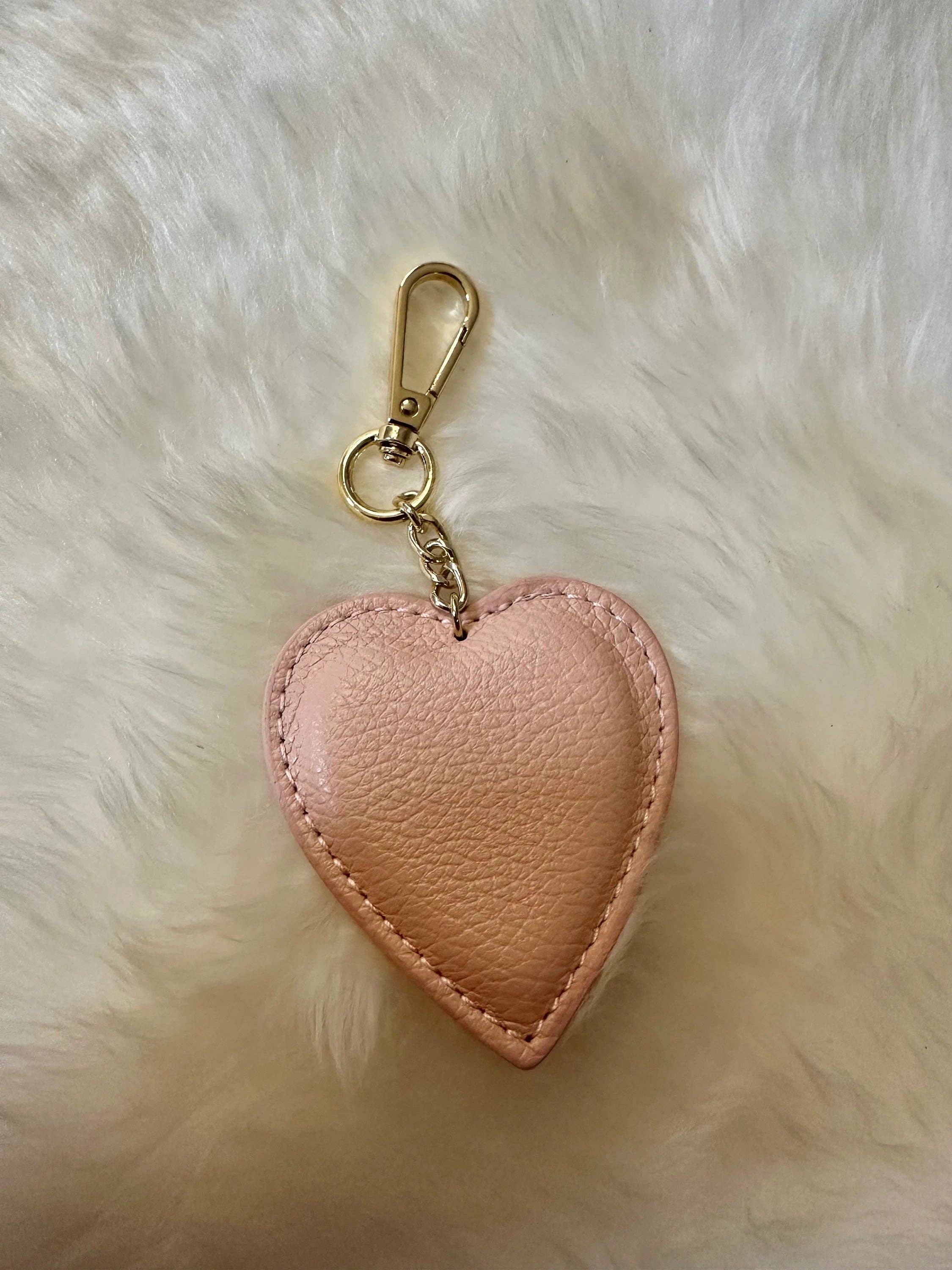 Zhade - Wholesale Keychain - Women's - Genuine leather heart keychain2