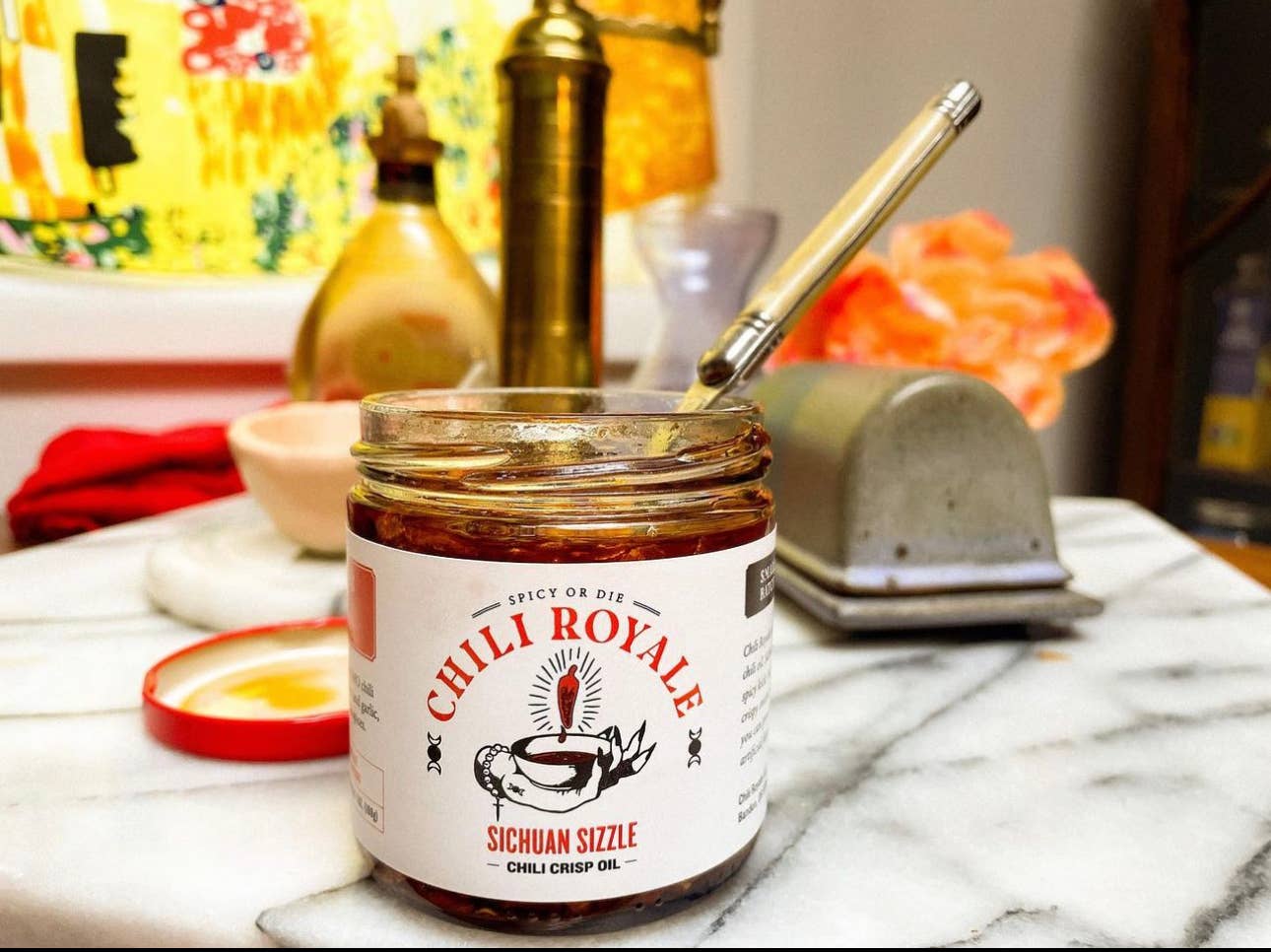 Chili Royale - Wholesale Sauce - Chili Royale Sichuan Sizzle Hot Chili Crisp Oil 9oz.1