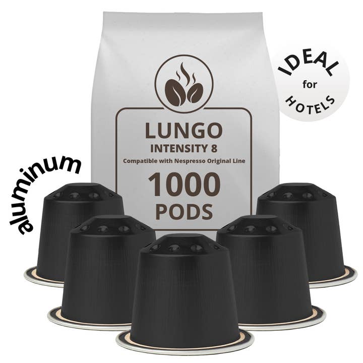 1000 Lungo Pods Nespresso Machines - Wholesale - Hotels for wholesale by Grove Commerce