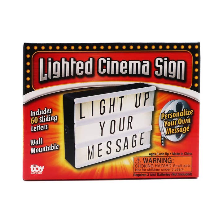 Blinkee.com, LLC - Wholesale Sign - LED Mini Cinema Marquee Lightbox Case of 484