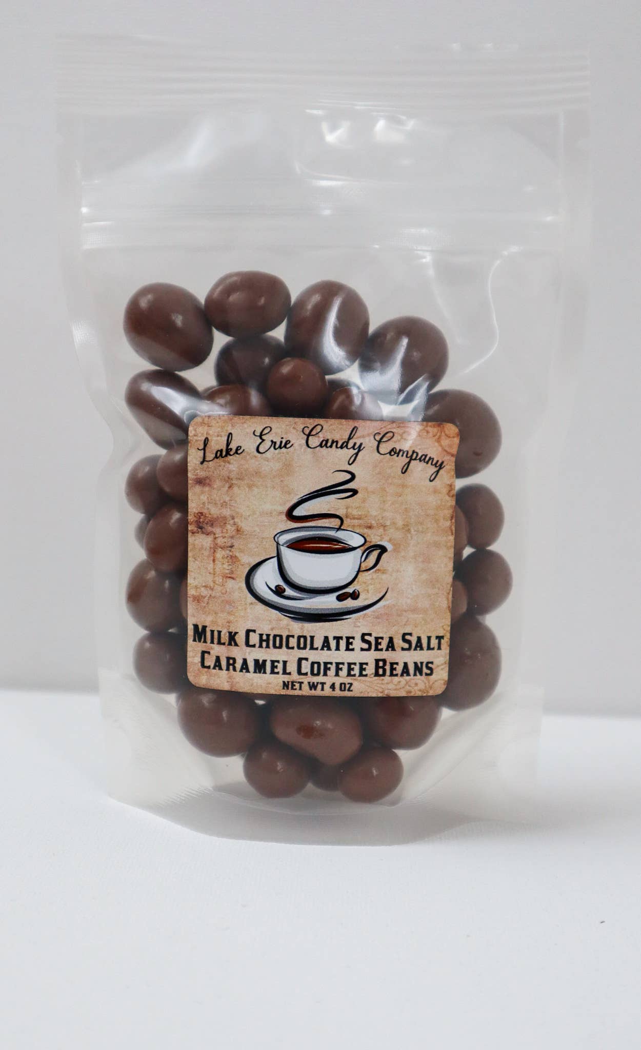 Milk Chocolate Sea Salt Caramel Coffee Beans