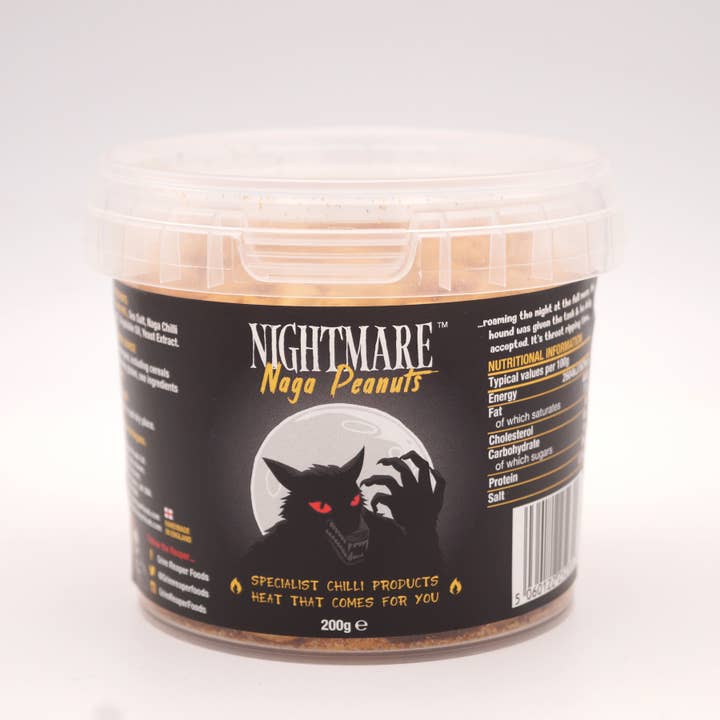 Grim Reaper - Nightmare - Naga Chilli Peanuts for wholesale by Dorset Chilli Shop