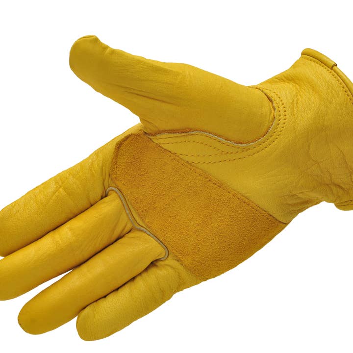 G & F Products - Wholesale Gloves - Unisex - Premium Genuine Grain Cowhide Leathers, 3 pair pack3