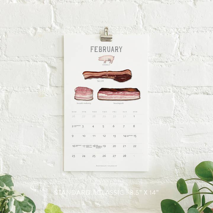 Yeesan Loh - Wholesale Calendar - 2026 Calendars: Bacon2