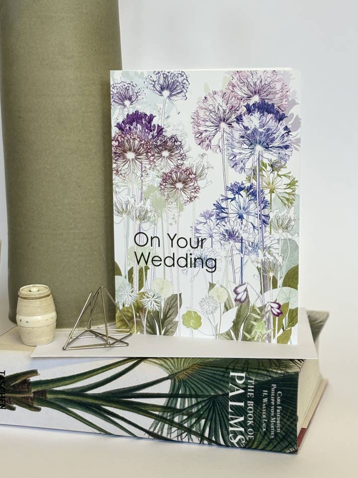 On Your Wedding Greetings Card for wholesale by Amanda Ross