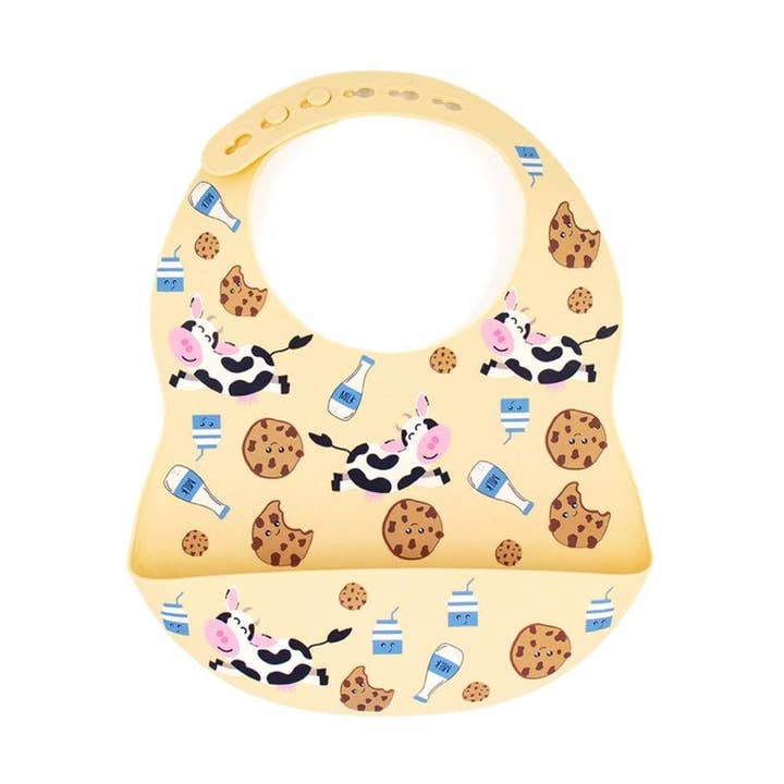 Bavaglino in silicone Nicki's Diapers - Biscotti e crema per la vendita all'ingrosso da parte di Nicki's Diapers (Planetwise Wholesale)