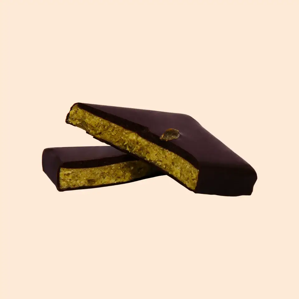 Cosmic Dealer – wholesale Chocolate bar – Single nut butter chocolate - Pistachio & Lion's Mane 3