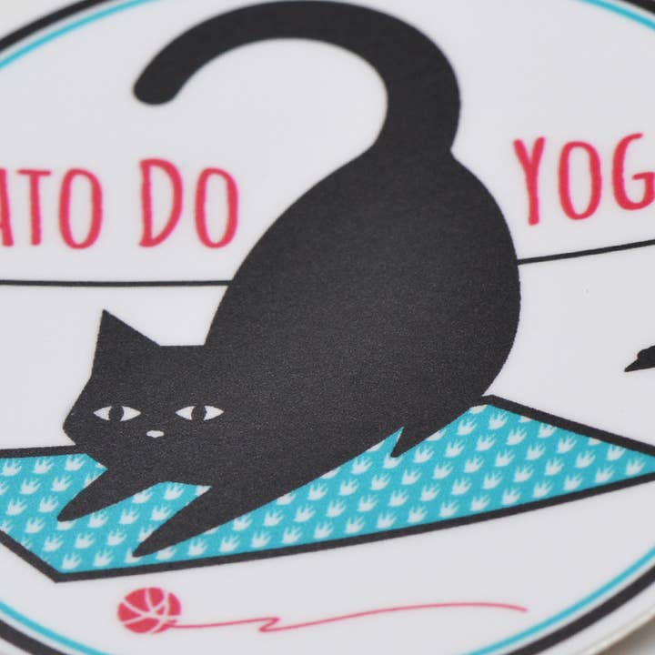 Metal the Brand - Wholesale Sticker - Gato Do Yoga - Sticker1