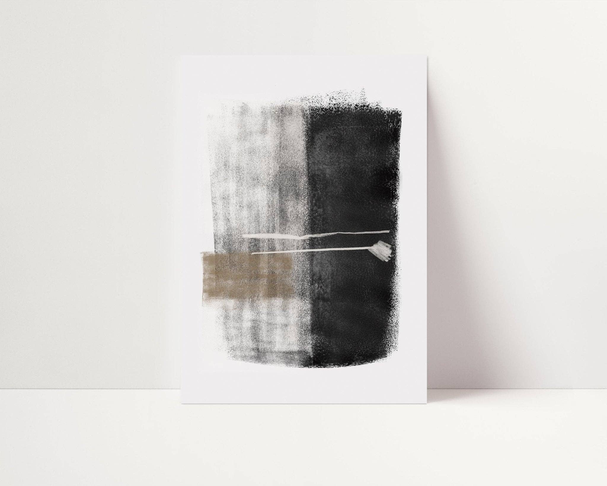 D'LUXE PRINTS - Wholesale Gallery Wall Set - Sheer Strokes Set of 3 Prints2