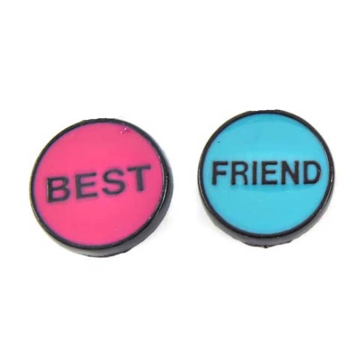 Best Friend Enamel Pin (Set of 2) for wholesale by ratbone skinny + the oddball club
