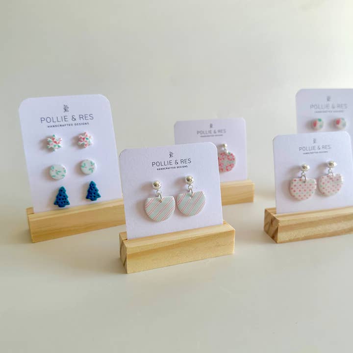 Pollie & Res - Wholesale Jewellery stand & display - 5- piece Earring Displays1