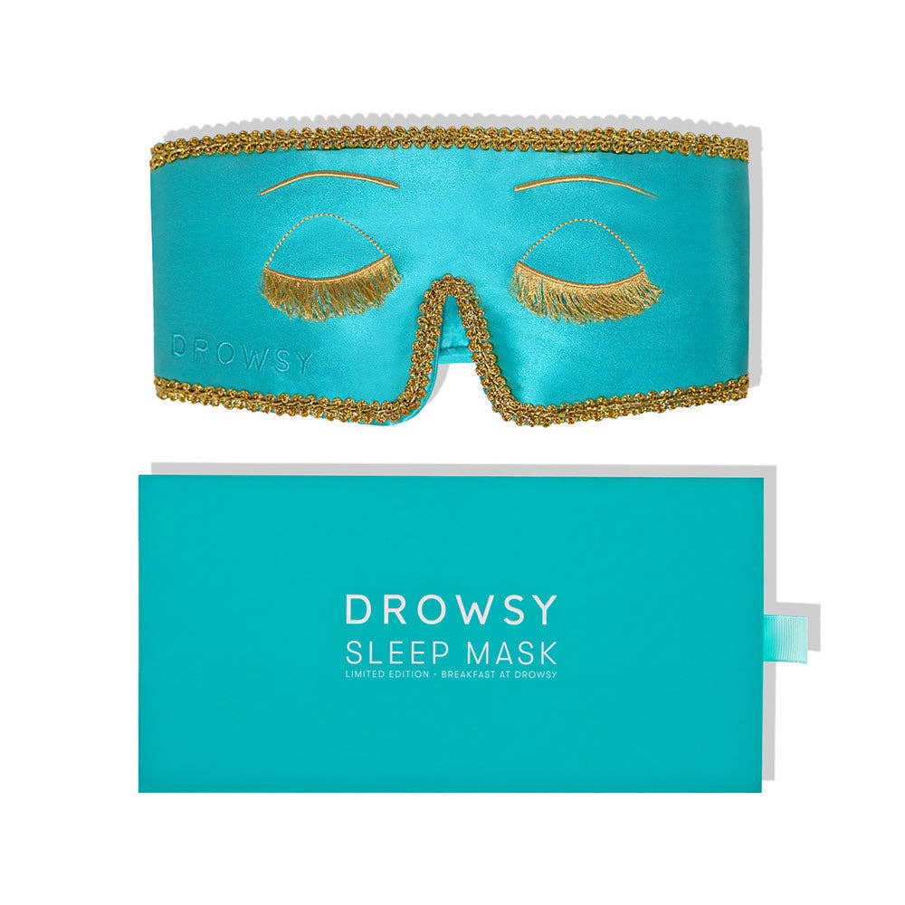 Drowsy Sleep Co. - Wholesale Sleep/Eye Mask - Breakfast at Drowsy Silk Sleep Mask9