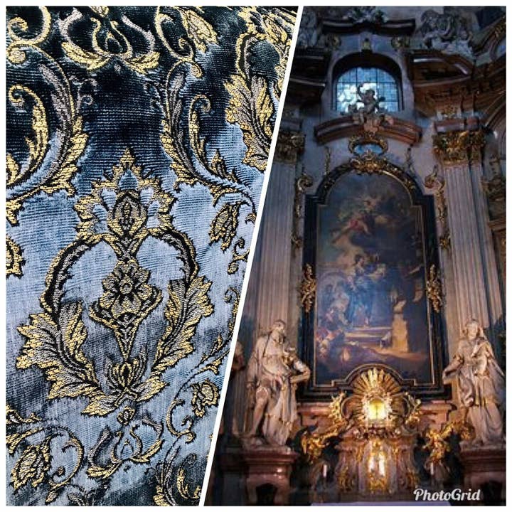 NEW Queen Estel Novelty Designer Italian Burnout Damask Velvet Fabric - Upholstery- By The Yard for wholesale by Fancy Styles Fabric