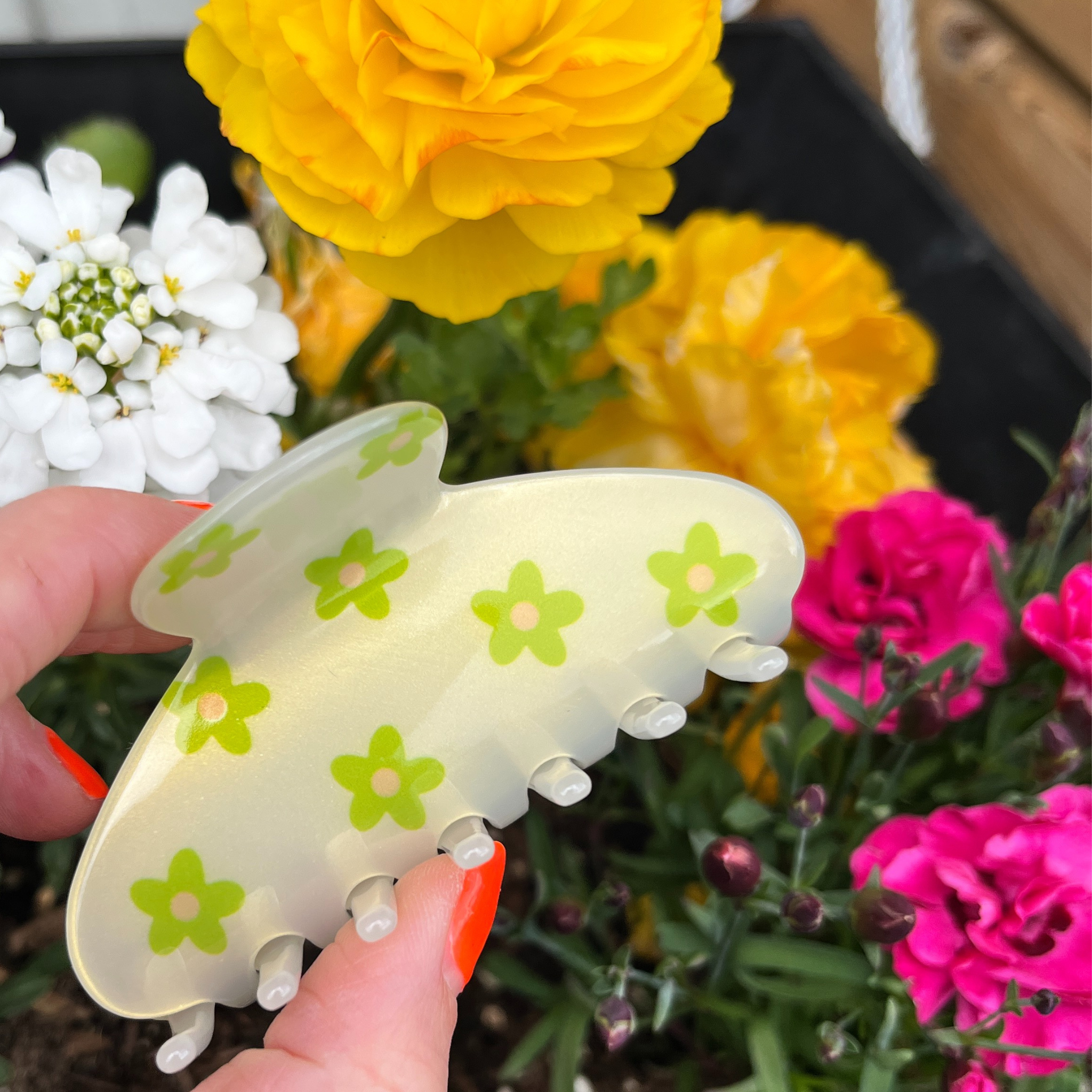 Love Attack - Wholesale Hair Clip - Women's - Seina Cellulose Acetate Minimalist Colourful Hair Claw Clips11