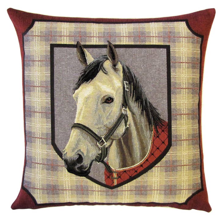 yapatkwa - art of the loom – wholesale Throw pillow cover – horse pillow cover - horse gift - horse decor
