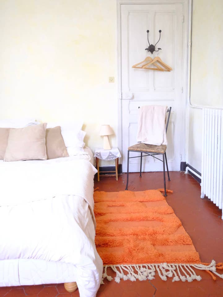 Tangerine Hope Haven Rug for wholesale by Purple Mountain Rugs