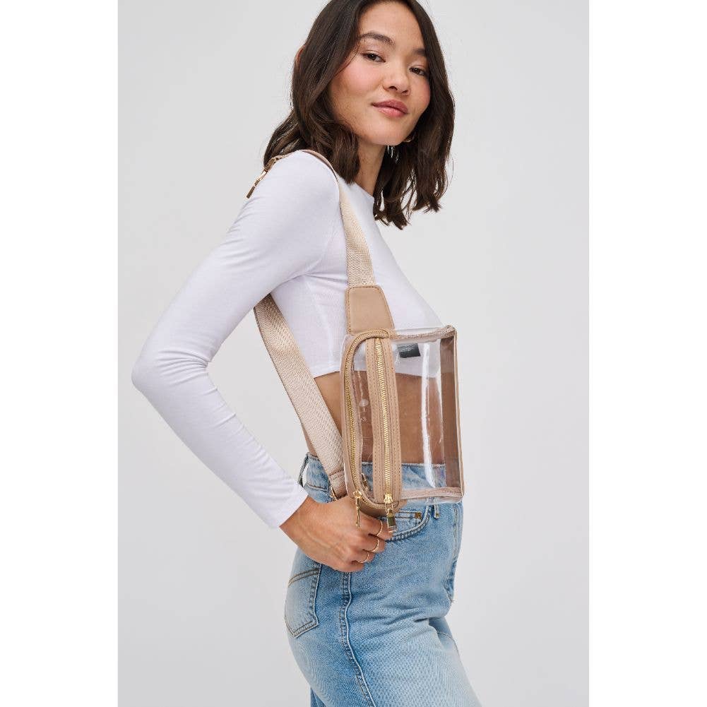 Urban Expressions – wholesale Midjeväska - Dam – Air Clear transparent midjeväska med två dragkedjefack44