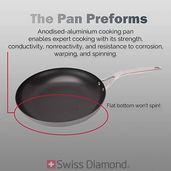 Swiss Diamond - Wholesale Cookware Set - Swiss Diamond Hard Anodised 20 & 28 Cm Fry Pan, 24 Cm Saute Pan + Lid, 24cm Casserole + Lid, 16cm Sauce Pan + Lid3