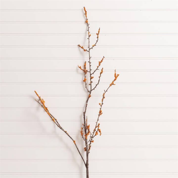 Audrey's Home & Gift - Wholesale Artificial flowers - Spray - Mini Clusters of Orange Berries (PK/12)