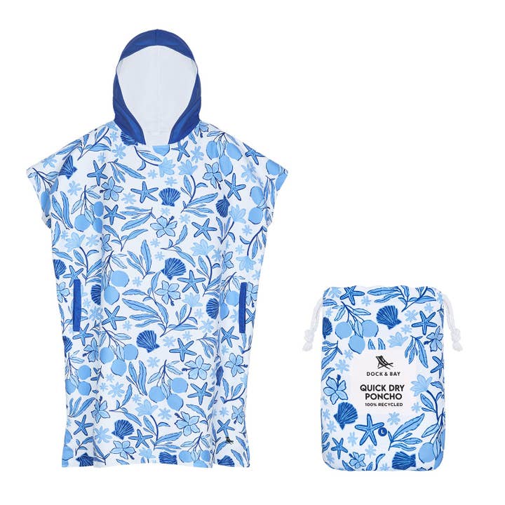 Dock & Bay Poncho - Adults - Wavy Baby for wholesale by Dock & Bay USA