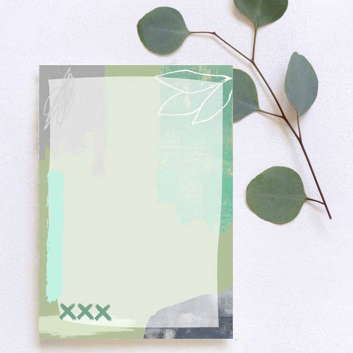 Notitieblok A5 Greenleaves, 50 vellen voor wholesale door Fritzante